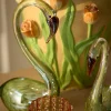 Light en Living Ornament 17x9,5x29 cm SWAN glas groen