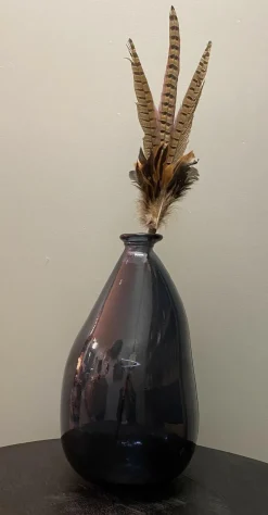 Light en Living Ornament Ø15x60 cm PHEASENT donker bruin