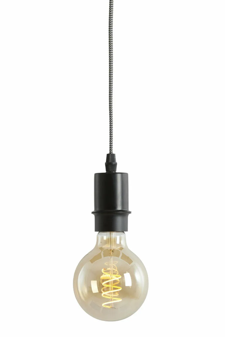 Light en Living Pendel met houder Ø5x7,5 cm CUPA zwart-wit