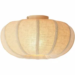 Light en Living Plafondlamp ZOSIA Ø40x21,5 cm Linnen Naturel – Light & Living