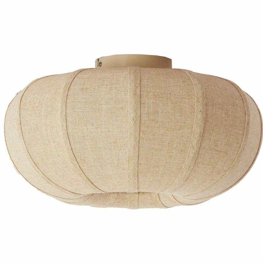 Light en Living Plafondlamp Ø50x24,5 cm ZOSIA linnen naturel