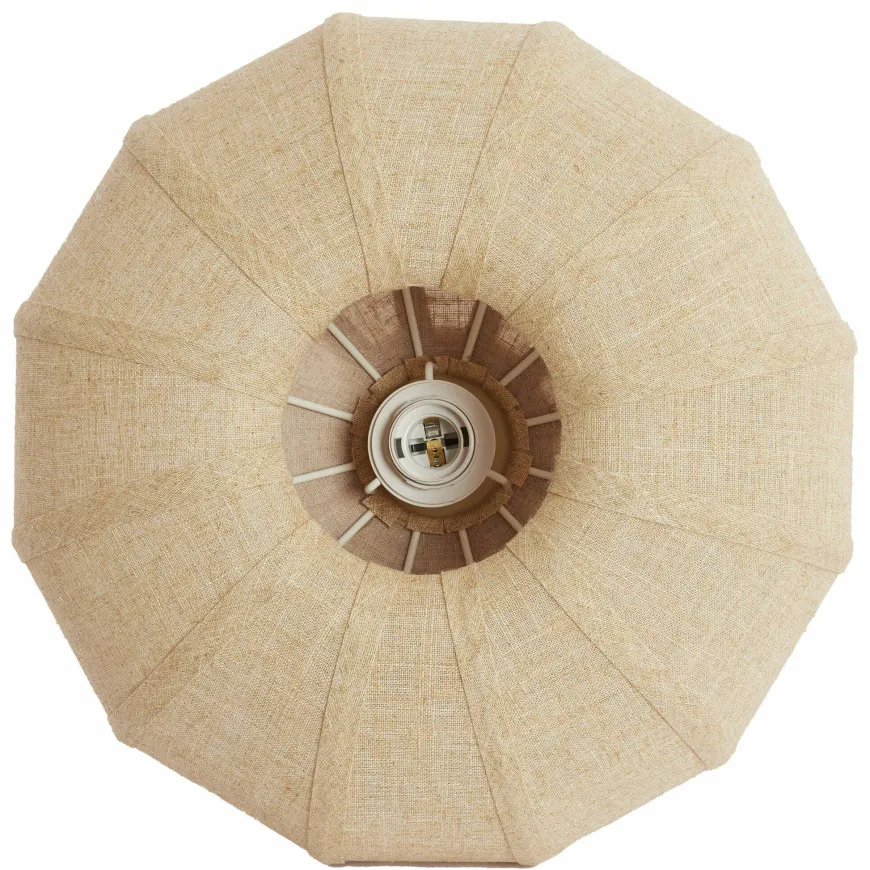 Light en Living Plafondlamp Ø50x24,5 cm ZOSIA linnen naturel