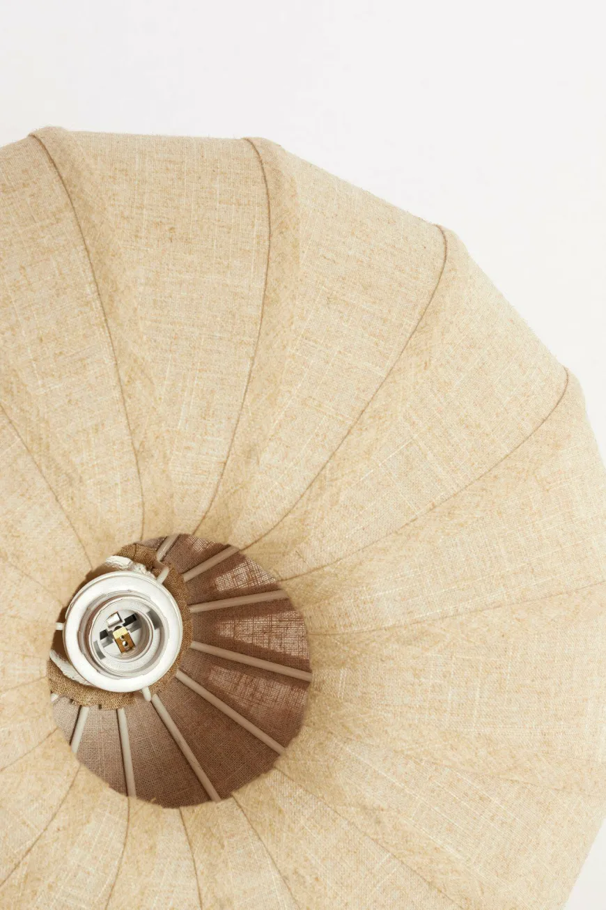 Light en Living Plafondlamp Ø50x24,5 cm ZOSIA linnen naturel