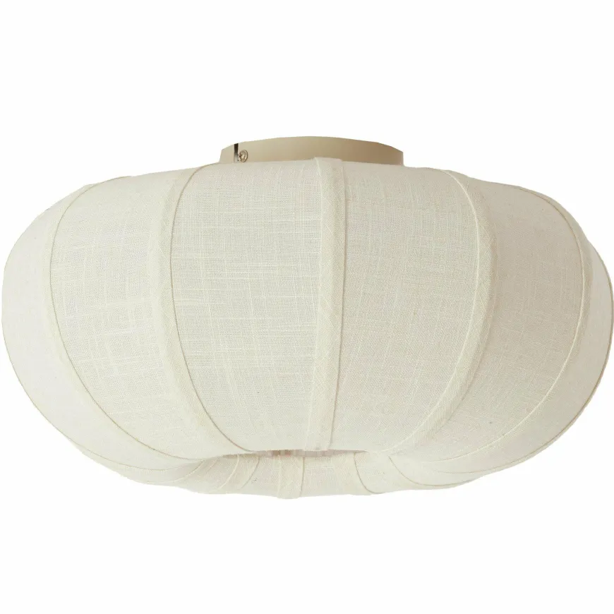Light en Living Plafondlamp Ø40x21,5 cm ZOSIA linnen crème