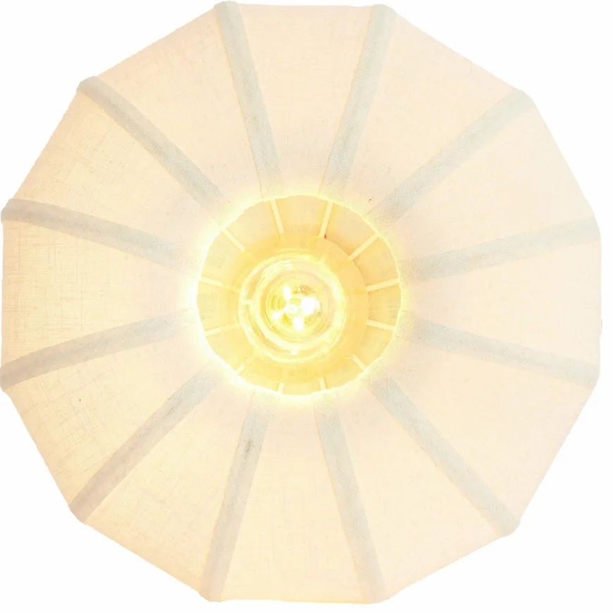 Light en Living Plafondlamp Ø50x24,5 cm ZOSIA linnen Crème