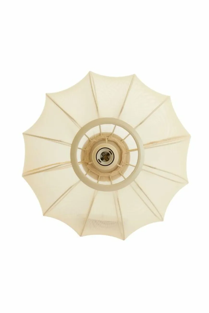 Light en Living Plafonnière Ø40x21 cm PLUMALIA zand