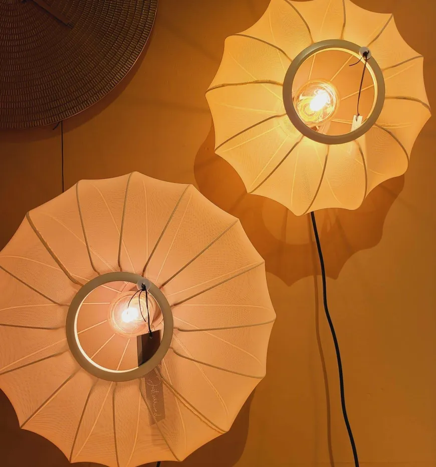 Light en Living Plafonnière Ø50x24 cm PLUMALIA zand