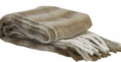 Light en Living Plaid 150x125 cm APISI bruin wit