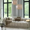 Light en Living Plaid 170x130 cm COMBARRO lichtbruin