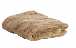 Light en Living Plaid 170x130 cm COMBARRO lichtbruin