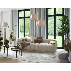 Light en Living Plaid 170x130 cm COMBARRO lichtbruin