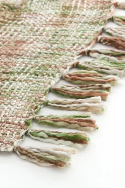 Light en Living Plaid 170x130 cm FUENTA groen+koraal