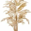 Light en Living Plant in pot PALM metallic licht goud 198 cm hoog