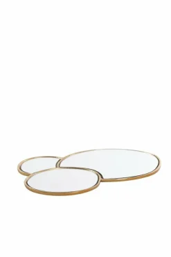 Light en Living Plateau DALENA glas goud - 2 maten