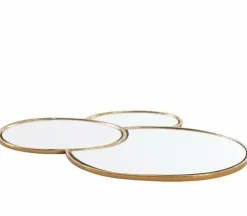 Light en Living Plateau DALENA glas goud - 2 maten