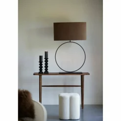 Light en Living Poef 38x38x45 cm NALANI bouclé crème