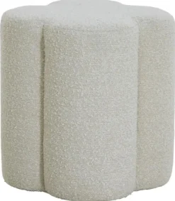 Light en Living Poef 38x38x45 cm NALANI bouclé crème