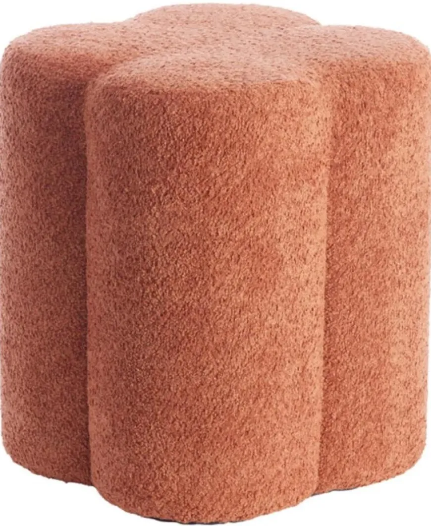 Light en Living Poef 38x38x45 cm NALANI terra