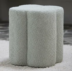 Light en Living Poef 38x38x45 cm NALANI mint groen