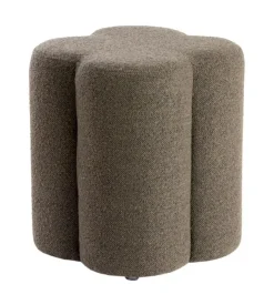 Light en Living Poef 38x38x45 cm NALANI donker bruin
