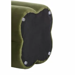 Light en Living Poef 38x38x45 cm NALANI olijf groen