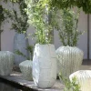 Light en Living Pot deco 50x47x105 cm AGELO blauw grijs