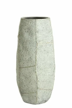 Light en Living Pot deco 50x47x105 cm AGELO blauw grijs