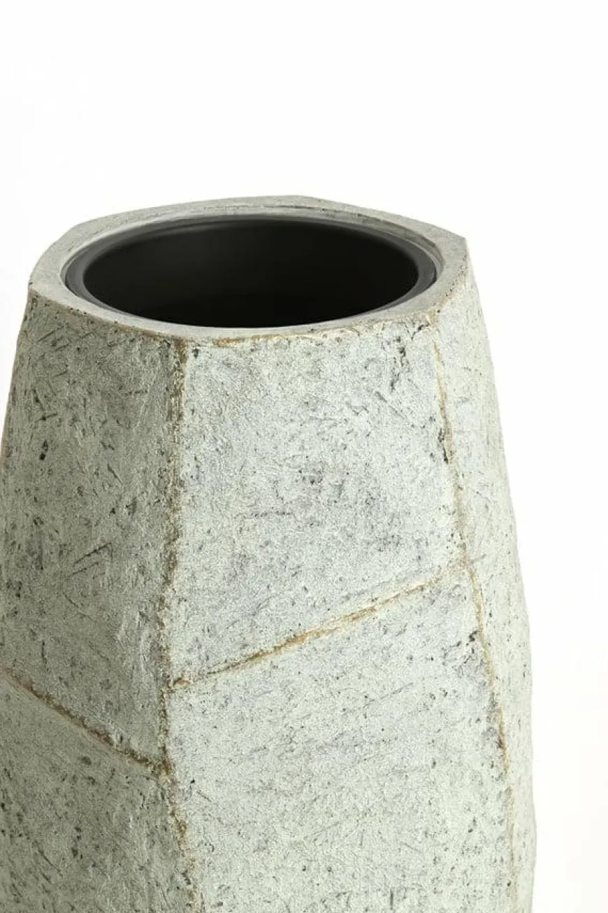 Light en Living Pot deco 50x47x105 cm AGELO blauw grijs