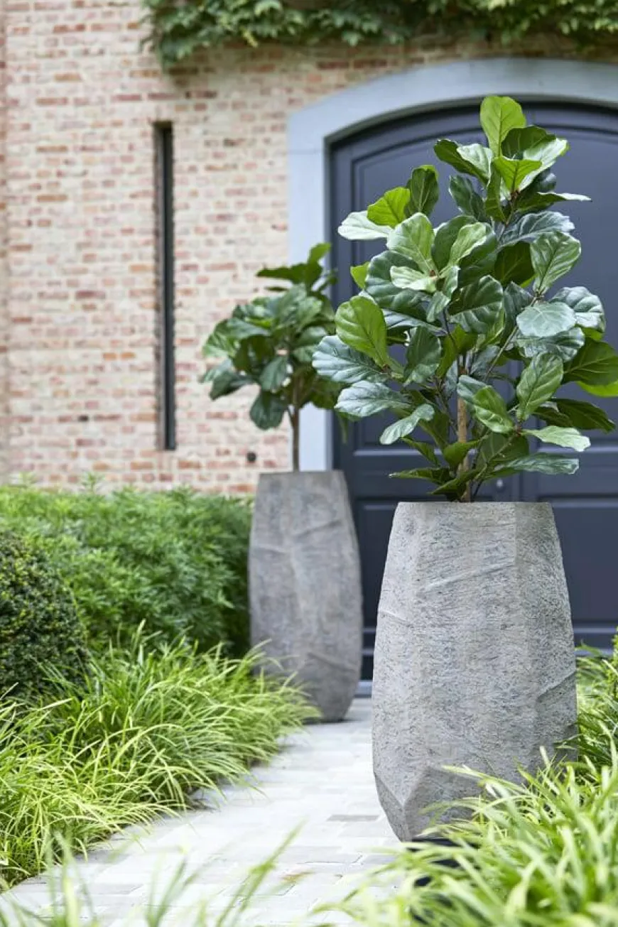 Light en Living Pot deco 50x47x88 cm AGELO taupe