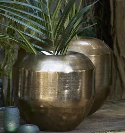 Light en Living Pot deco Ø53x41 cm LOUIE antiek goud