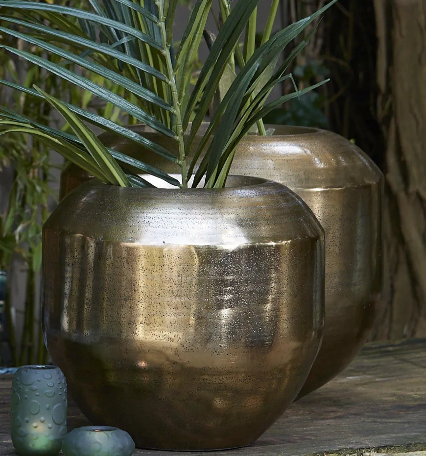 Light en Living Pot deco Ø53x41 cm LOUIE antiek goud
