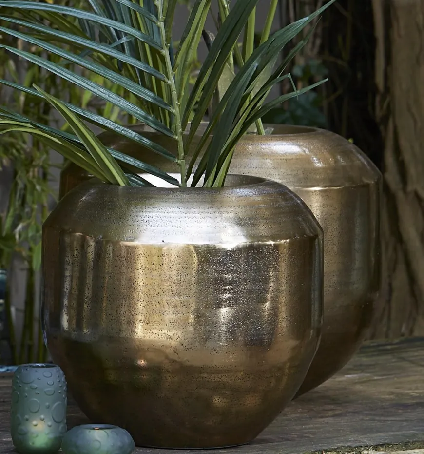 Light en Living Pot deco Ø53x41 cm LOUIE antiek goud