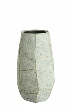 Light en Living Pot deco 50x47x88 cm AGELO blauw grijs