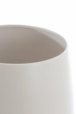 Light en Living Pot deco op voet Ø44x53 cm KARUNA hout+mat crème