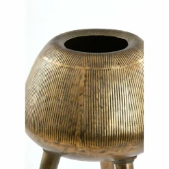 Light en Living Pot op voet deco Ø44x124 cm MARIELLE goud
