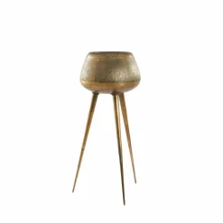 Light en Living Pot op voet deco Ø75x149 cm MARIELLE goud