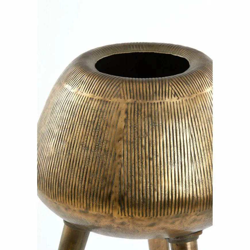 Light en Living Pot op voet deco Ø75x149 cm MARIELLE goud