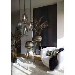 Light en Living Pot op voet deco Ø75x149 cm MARIELLE goud