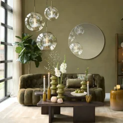Light en Living Salontafel Set van 2 Crato Acacia hout Choco Bruin