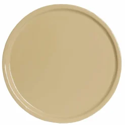 Light en Living Schaal ADA Ø42x5 cm – Glanzend Zandkleurig Keramiek | Light & Living