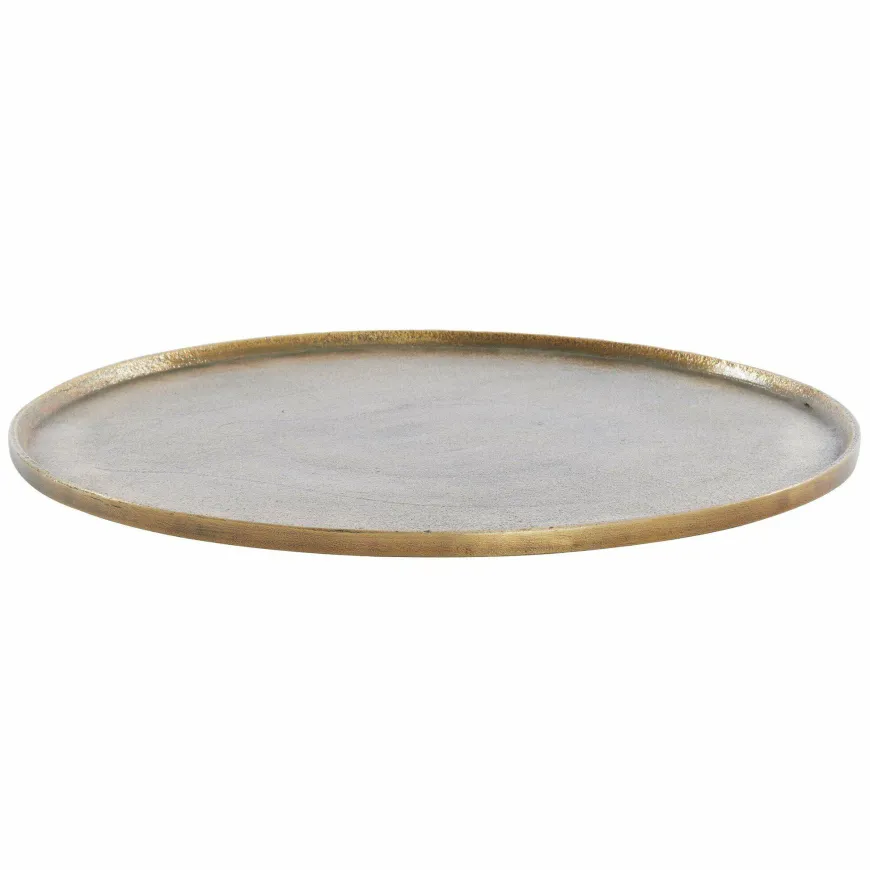 Light en Living Schaal Ø50x1,5 cm MAES antiek brons
