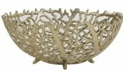 Light en Living Schaal Ø25,5x11 cm GALAXA antiek goud S
