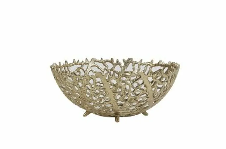 Light en Living Schaal Ø25,5x11 cm GALAXA antiek goud S