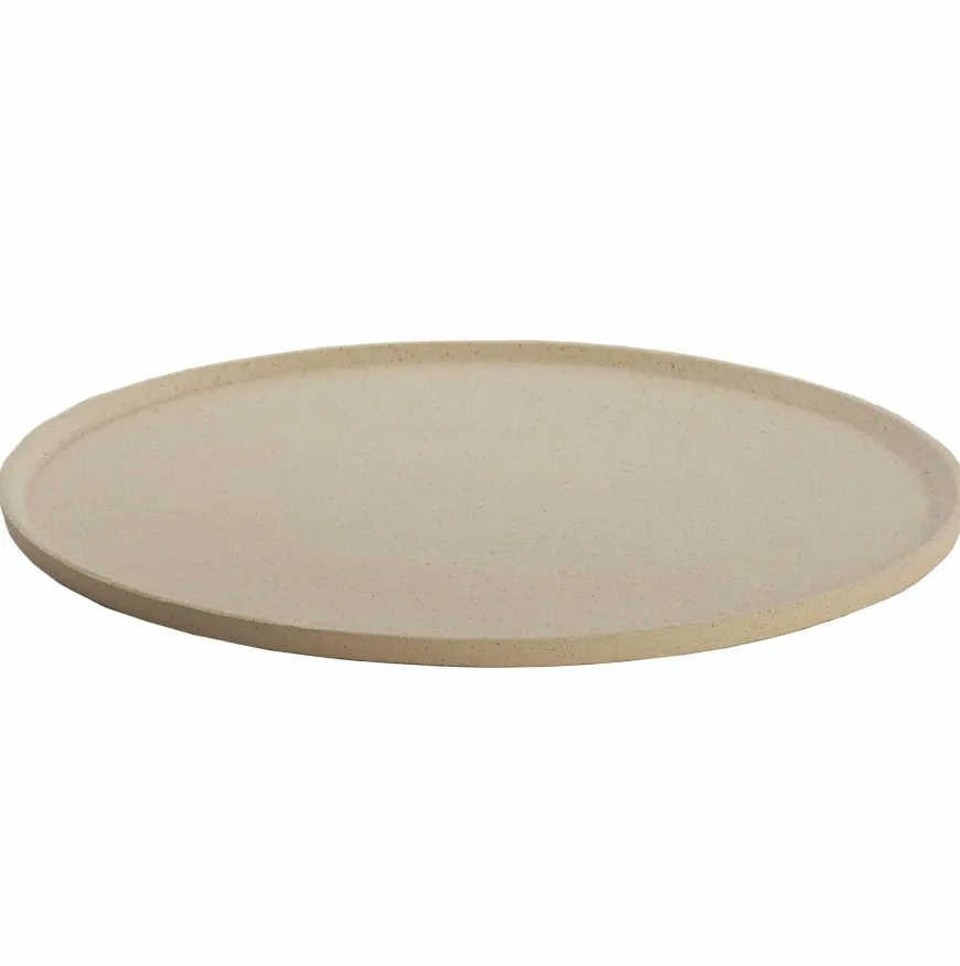 Light en Living Schaal Ø40x1,5 cm MAES zand+licht bruin gespikkeld