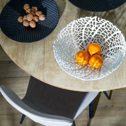 Light en Living Schaal Ø43,5x6 cm MATANCITA mat zwart