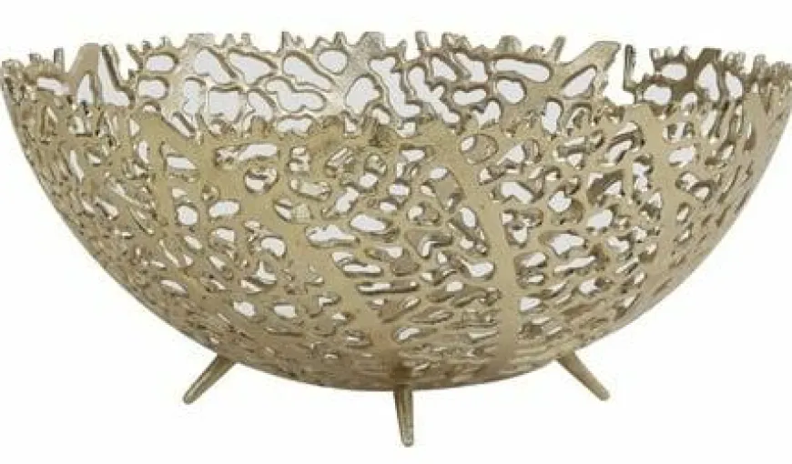 Light en Living Schaal Ø35,5x14 cm GALAXA antiek goud of zwart