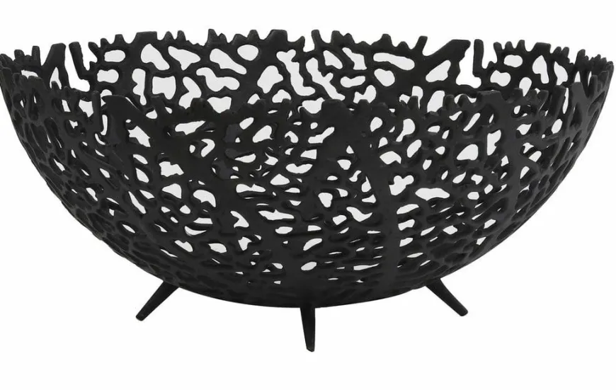 Light en Living Schaal Ø35,5x14 cm GALAXA antiek goud of zwart