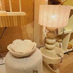 Light en Living Schaal 20,5X19,5X7,5 cm FRESIA creme