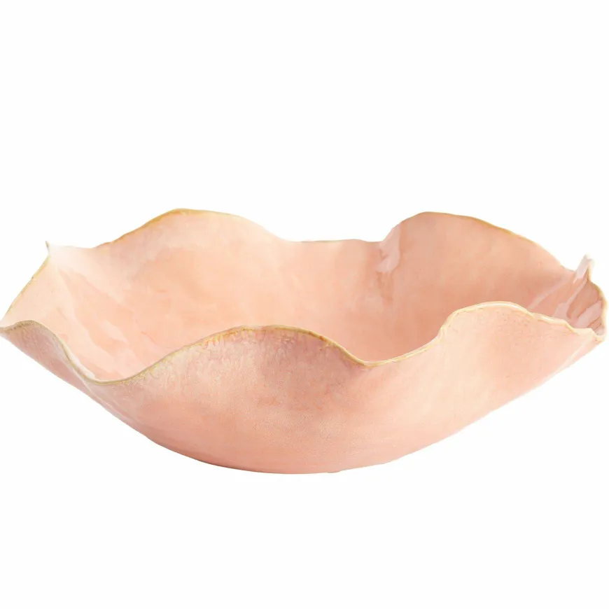 Light en Living Schaal 34x31x11 cm BANDA keramiek roze