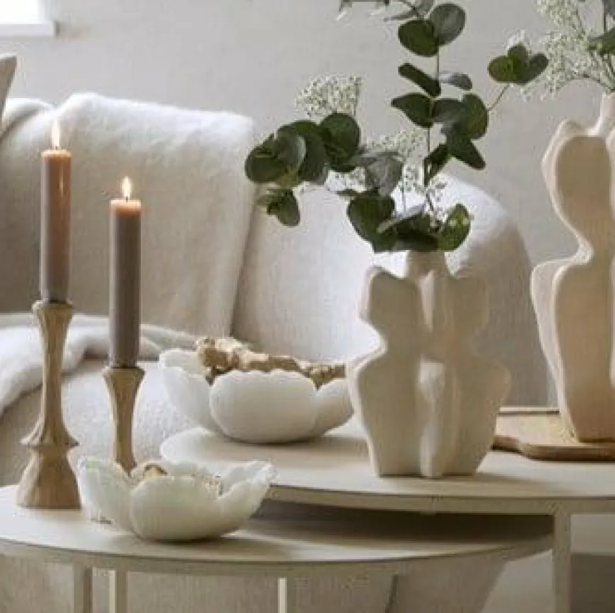 Light en Living Schaal 25,5x24x9,5 cm FRESIA crème